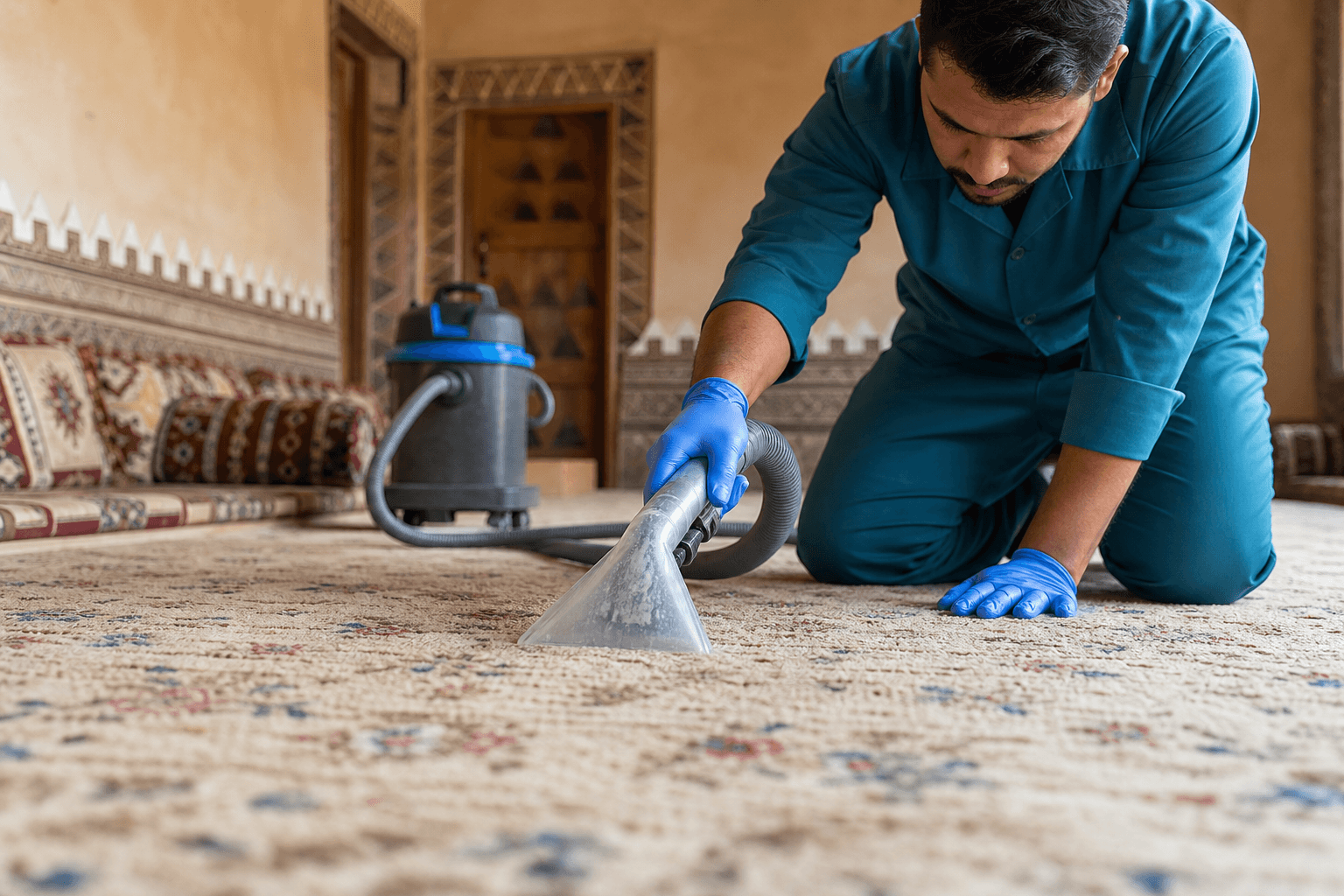 تنظيف السجاد والموكيت وإزالة البقع